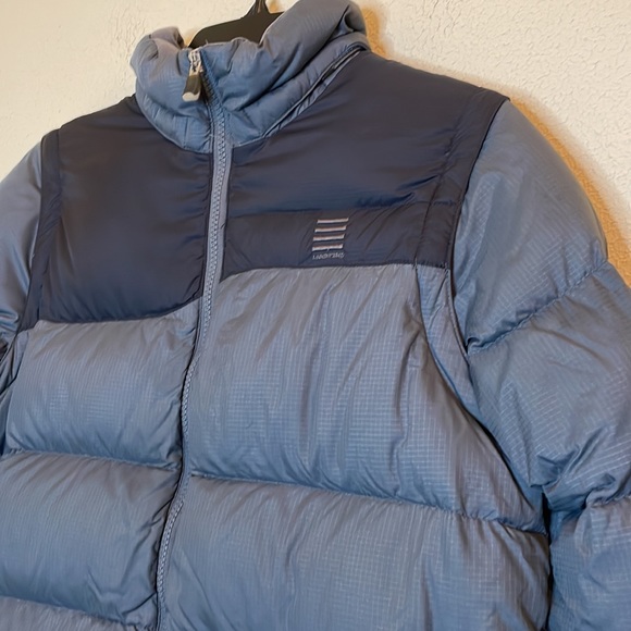 Lands’ End Gray Puffer Jacket Size Medium - Picture 2 of 9